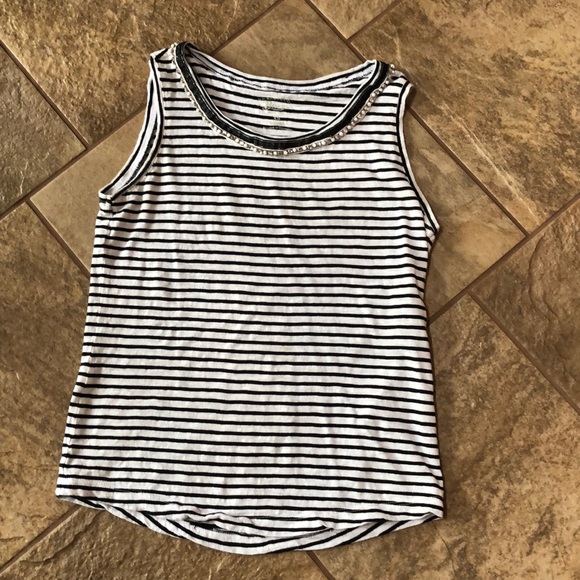 G.H. Bass & Co. Tops - + G.H. BASS & CO. + Striped Tank Top